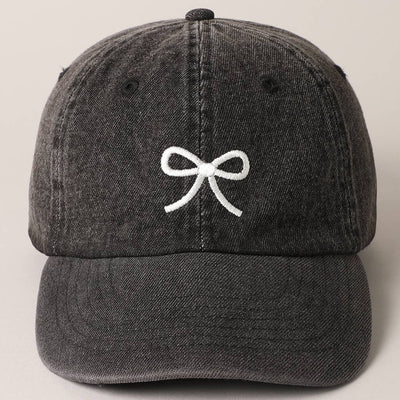 Bow Cord Baseball Cap