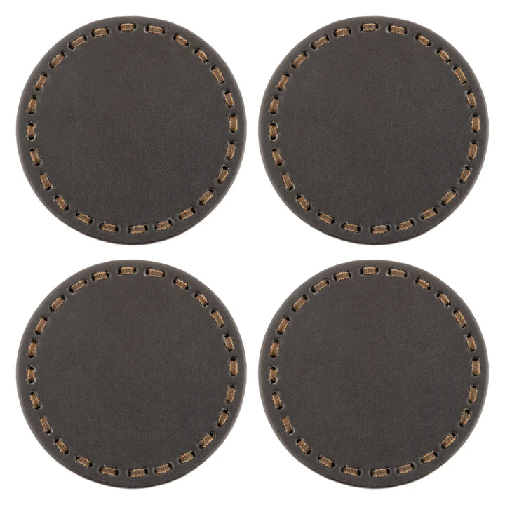 Faux Leather Coasters (4)