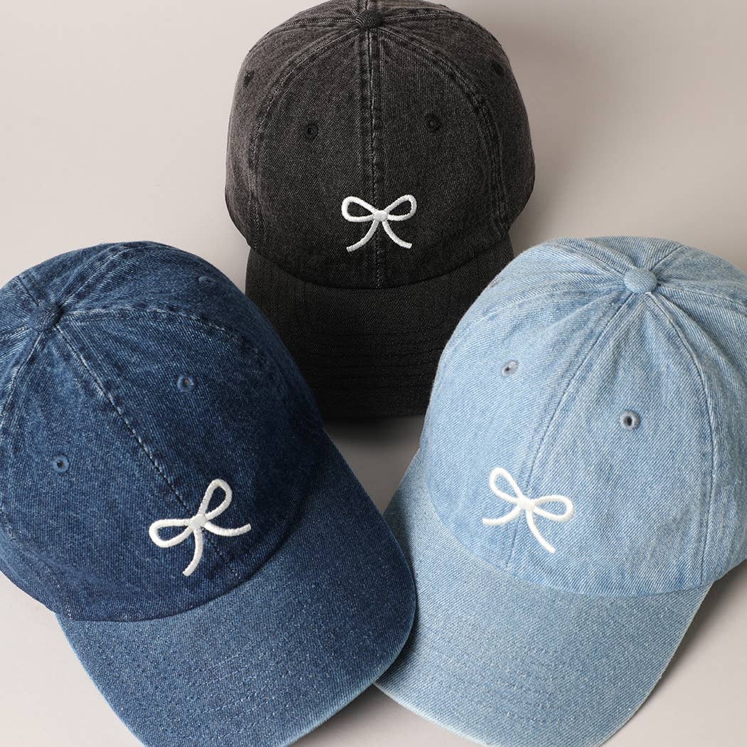 Bow Cord Baseball Cap