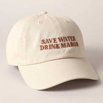 Save Water Drink Margs Baseball Cap