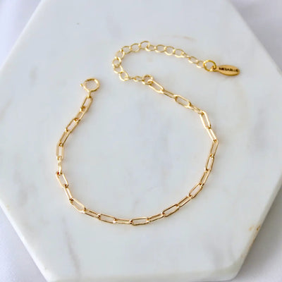 Small Paperclip Bracelet
