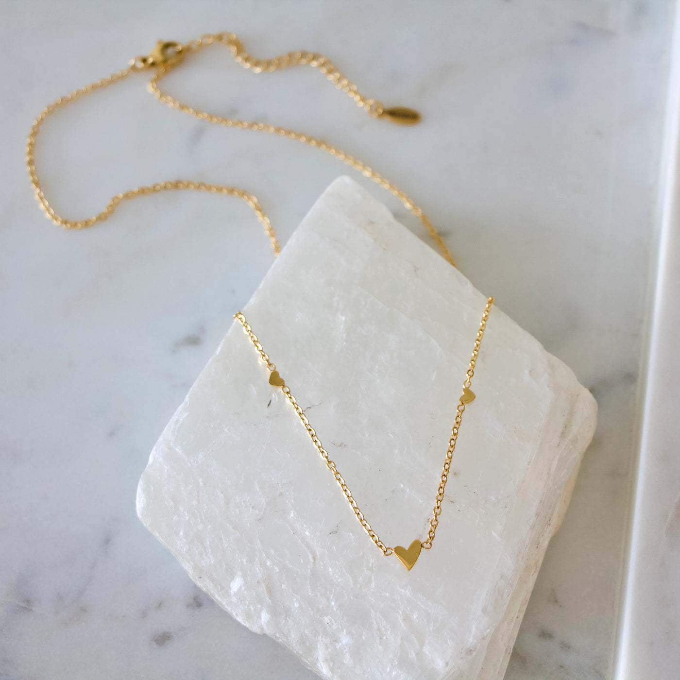 Mini Triple Heart Necklace