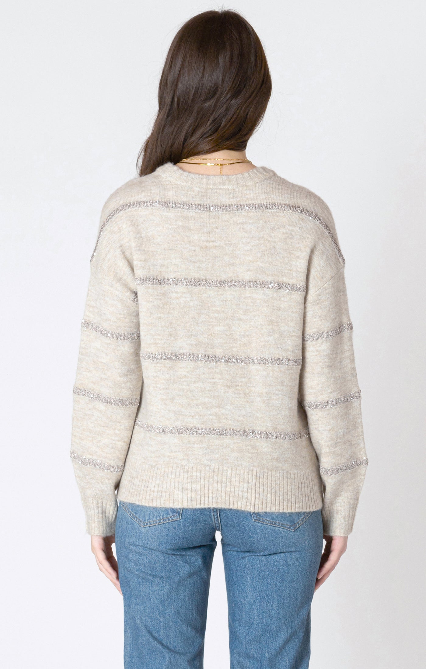 Champagne Sequin Sweater